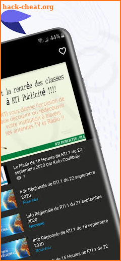 AFRITV - Actualités et infos screenshot