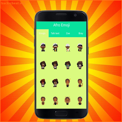 Afro-American Emoji: Black skin stickers & Emojis screenshot