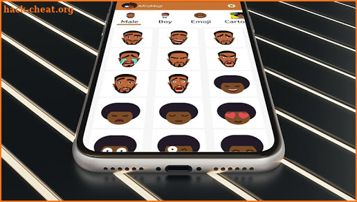 Afro-Emoji : African American Emojis and Stikers screenshot