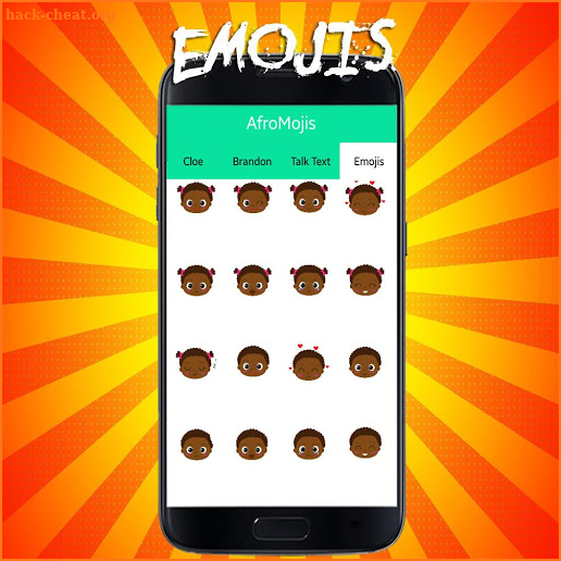 AfroEmoji African emoji and stickers:Emoji express screenshot