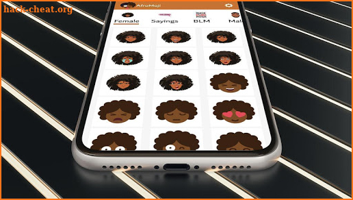 AfroEmojis : Afro American Emojis and stickers screenshot
