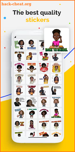 Afromoji: Black Emoji Stickers screenshot