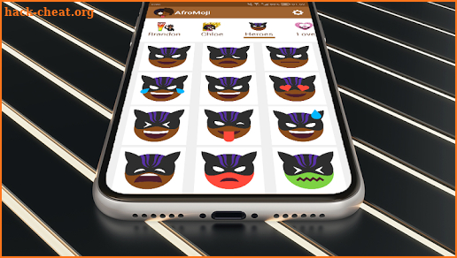 AfroMoji : The New Look Of Fame Emojis screenshot