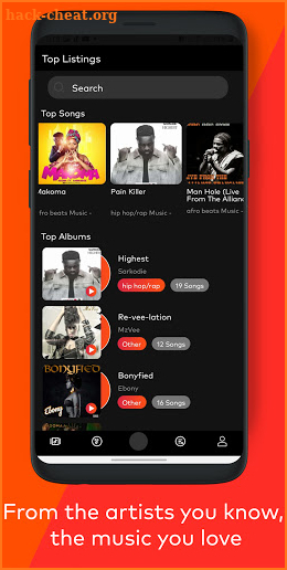 aftownmusic - Discover and Stream Music for Free screenshot