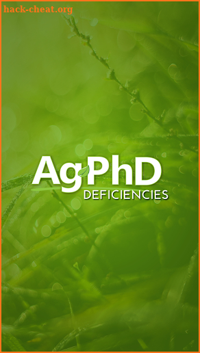 Ag PhD Deficiencies screenshot