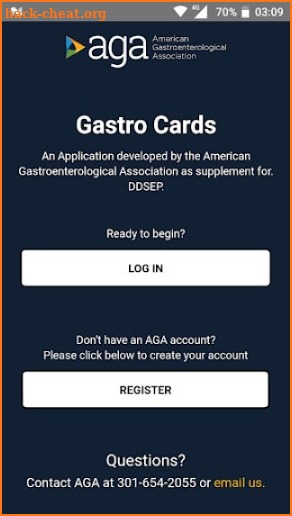 AGA GastroCards screenshot