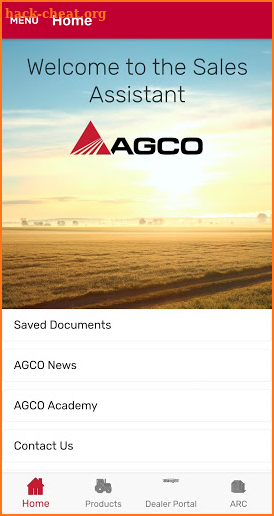 AGCO Sales Assistant App Mobile screenshot