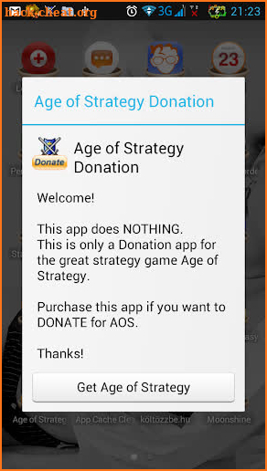 Age of Strategy Donation screenshot
