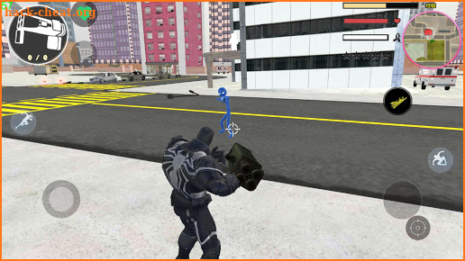 Agent Venom Rope Hero  Gngaster Crime screenshot