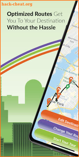 Agents Tour · Real Estate GPS Route Planner Tool screenshot