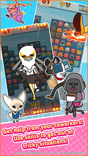 Aggretsuko : the short timer strikes back screenshot