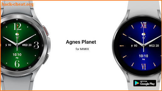 Agnes Planet mimix watchface screenshot