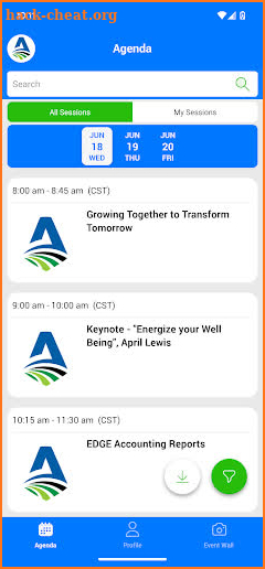 AgVantage Software Conference screenshot