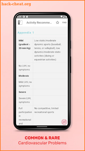 AHA Clinical Cardiac Consult screenshot