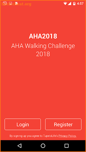 AHA Walking Challenge 2018 screenshot