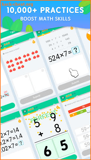 Ahaaa! Mathup-Cool Mental Math Kids Learning Games screenshot