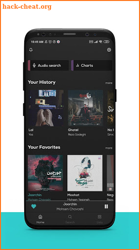 Ahangify: Play Music and Discover new songs screenshot