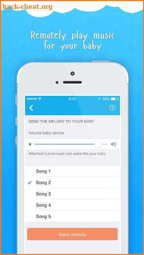 Ahgoo Baby Monitor - audio and video monitoring screenshot
