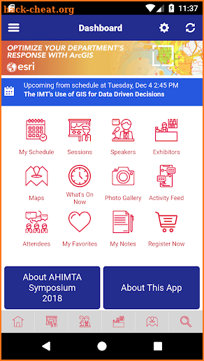 AHIMTA Symposium screenshot