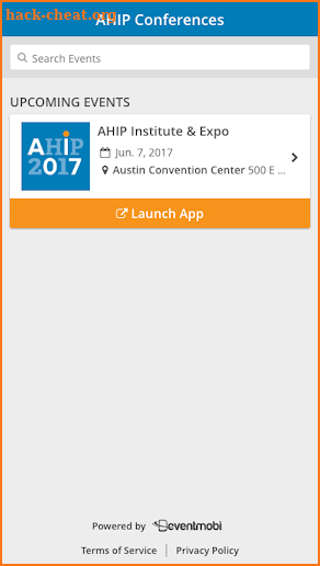 AHIP Conferences screenshot