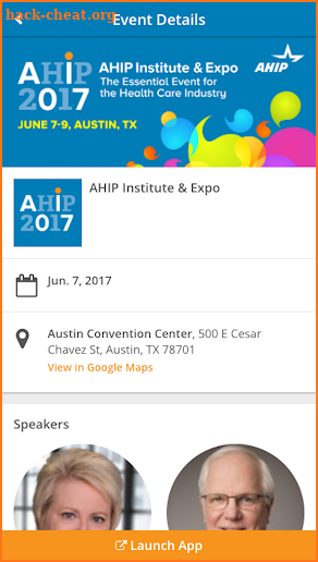 AHIP Conferences screenshot