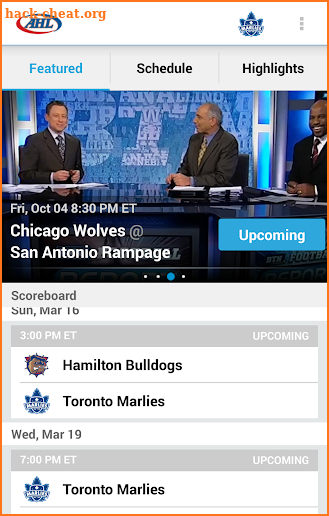 AHL Live screenshot