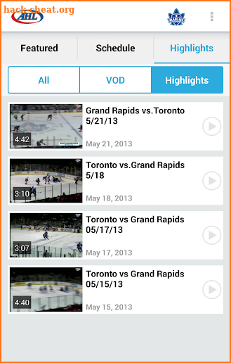 AHL Live screenshot