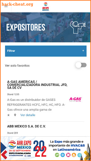 AHR Expo México screenshot