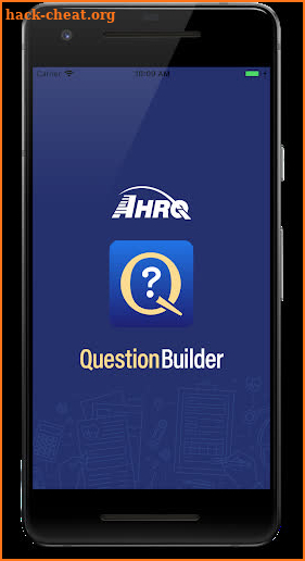 AHRQ Question Builder screenshot