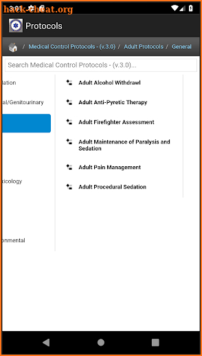 AHS EMS Medical Protocols screenshot