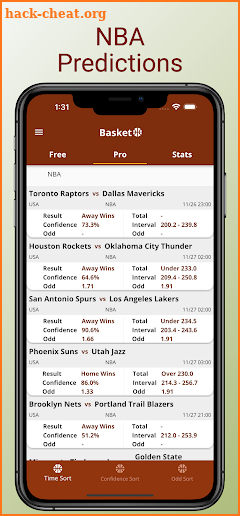 AI Basketball Betting Tipster screenshot