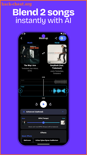 AI DJ - Mashup Maker Vocal screenshot
