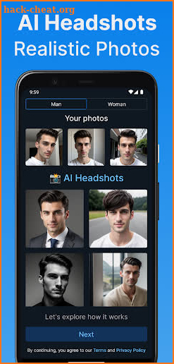 AI Headshot Generator screenshot