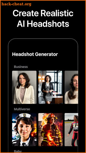 AI Headshot Generator screenshot