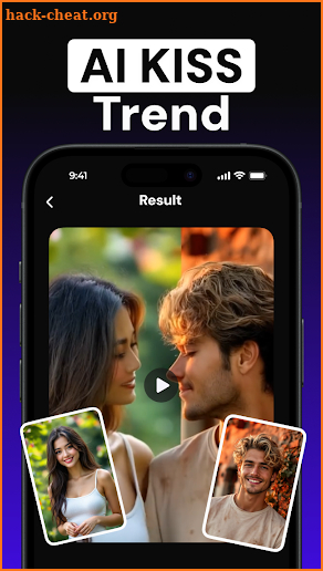 AI Hug & Kiss Video Generator screenshot