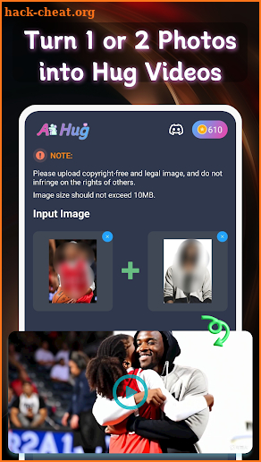 AI Hug Video - Image to Video screenshot