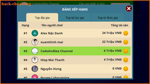 Ai La Trieu Phu 2018 - Doc Cau Hoi MC Lai Van Sam screenshot