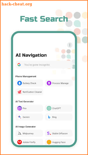 AI Navigation Browser screenshot