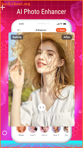 AI Photo Enhancer and AI Art screenshot