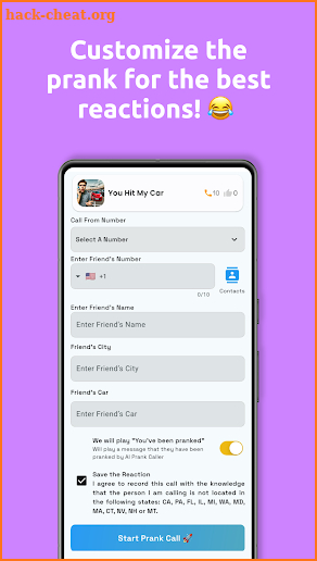 AI Prank Caller: Funny Calls screenshot