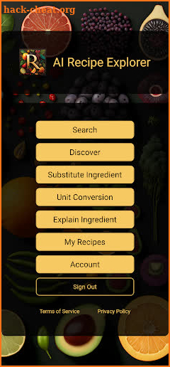 AI Recipe Explorer screenshot