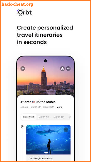 AI Trip Planner - Orbt screenshot
