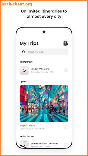 AI Trip Planner - Orbt screenshot