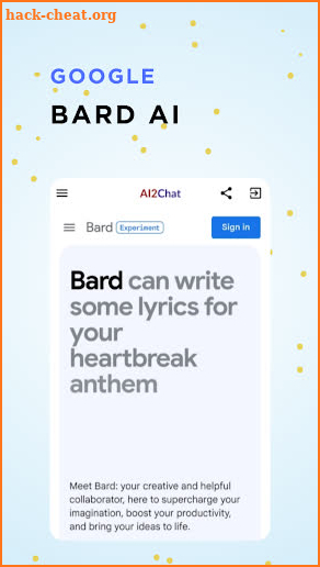 AI2Chat: The Bard screenshot