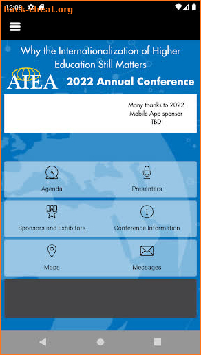 AIEA Annual Conference screenshot