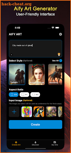 Aify AI Art Generator & Avatar screenshot