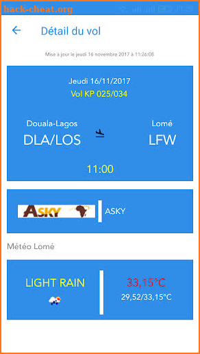 AIGE - Aéroport de Lomé screenshot