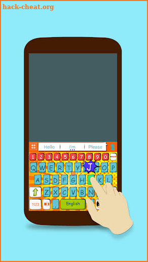 ai.keyboard Comic Book theme screenshot