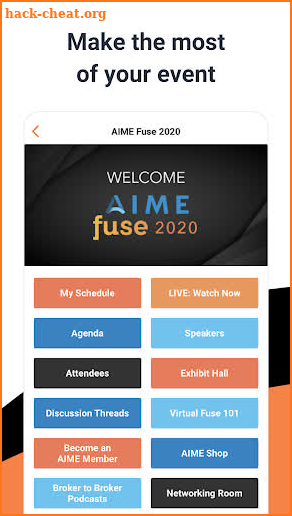 AIME Fuse 2020 screenshot