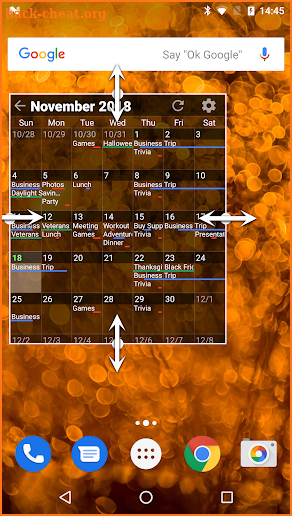 Aion Calendar Widget screenshot